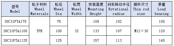 3中双咖啡色丝扣平刹
