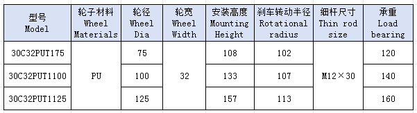 3中冰蓝色丝扣AB刹